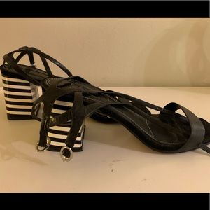 Topshop nipper ankle wrap sandals